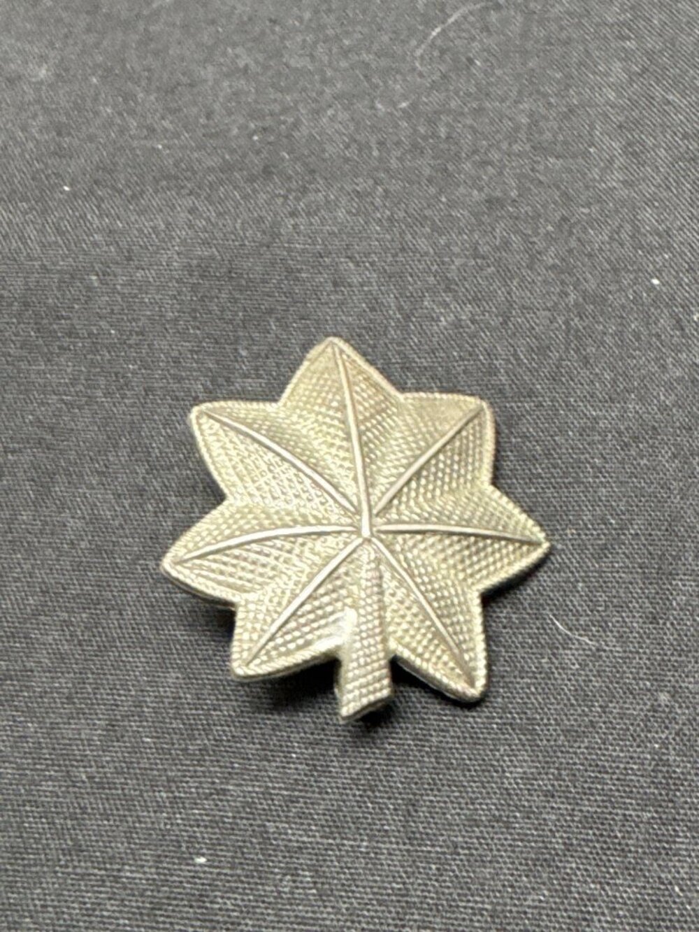 Sterling Silver WWII Lieutenant Star-Shaped Brooch By Amico Vintage 1950s Jewelr
